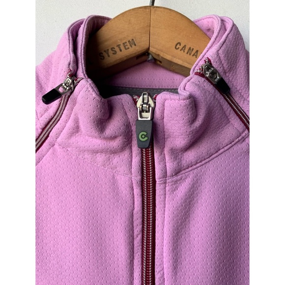 COPY - Small, IZOD, carbon technology pink athletic convertible jacket/ vest - Picture 3 of 16